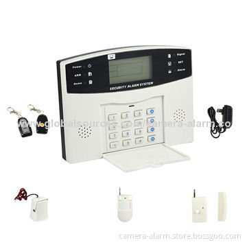 Classial GSM Landline Burglar Alarm System, Russian/Spanish/French Language
